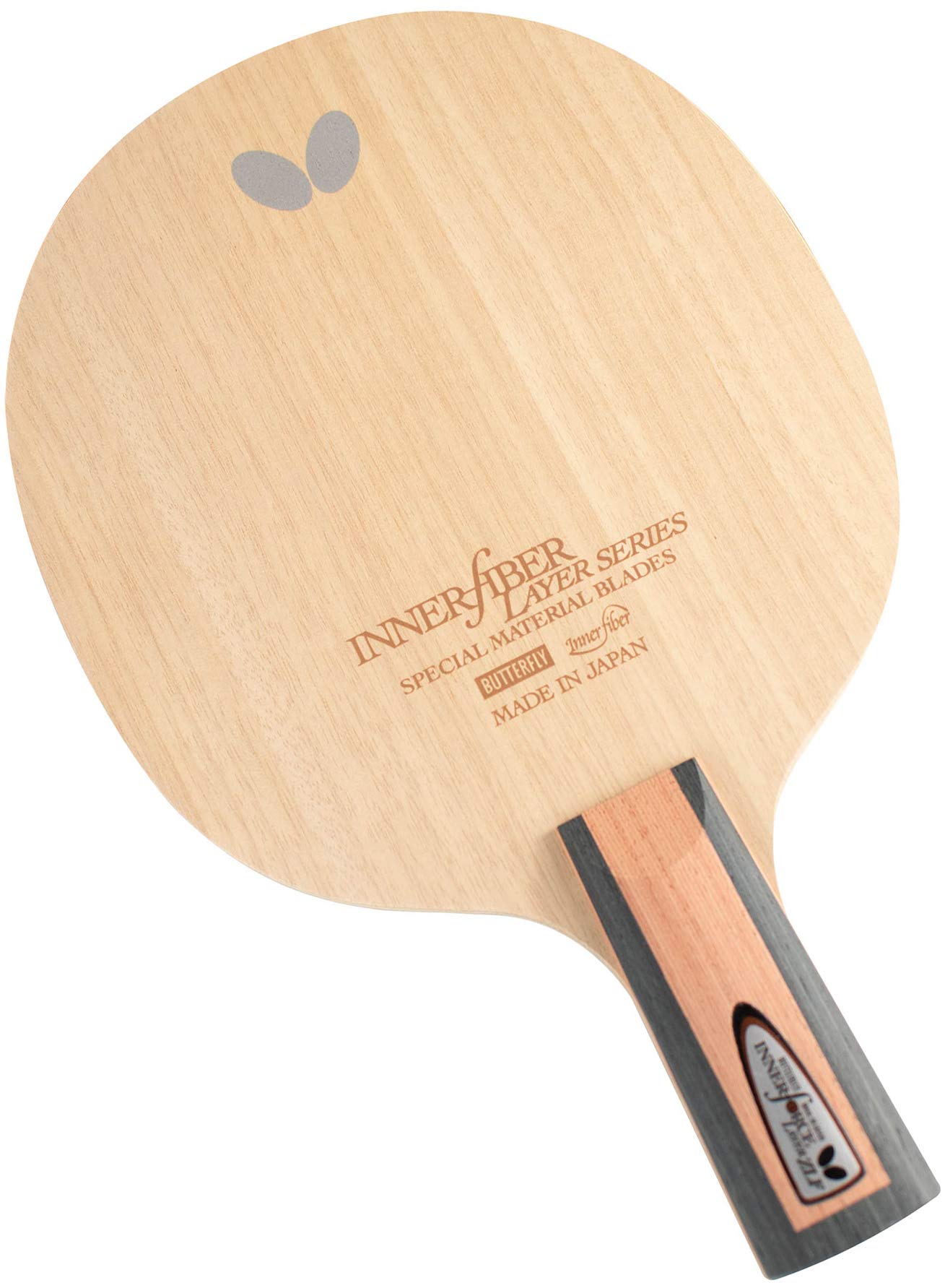 Butterfly Innerforce Layer ZLF CS Table Tennis Blade - ZL Fiber Professional Ping Pong Racket for Traditional & Reverse Chinese Penhold - Made in Japan - Perfect for Competitive Play & Training Sessions