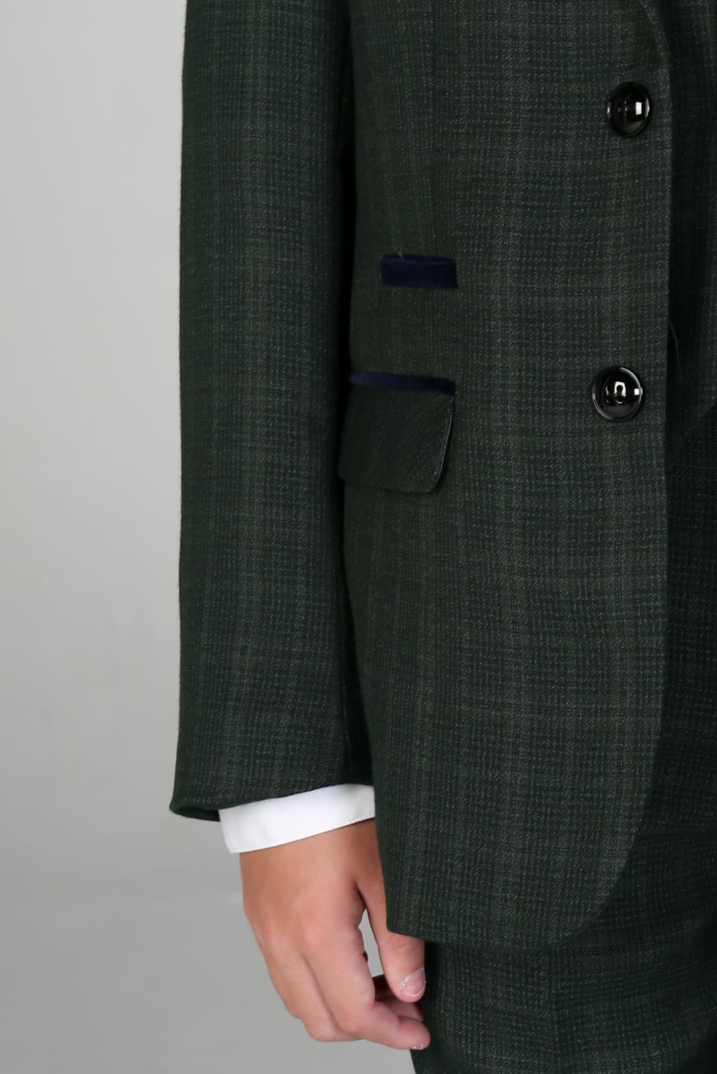 Boys' Leo Green 3-Piece Suit Set | Formal Wear for Weddings, Parties & Special Occasions | Kids' Dress Suit with Jacket, Vest & Pants