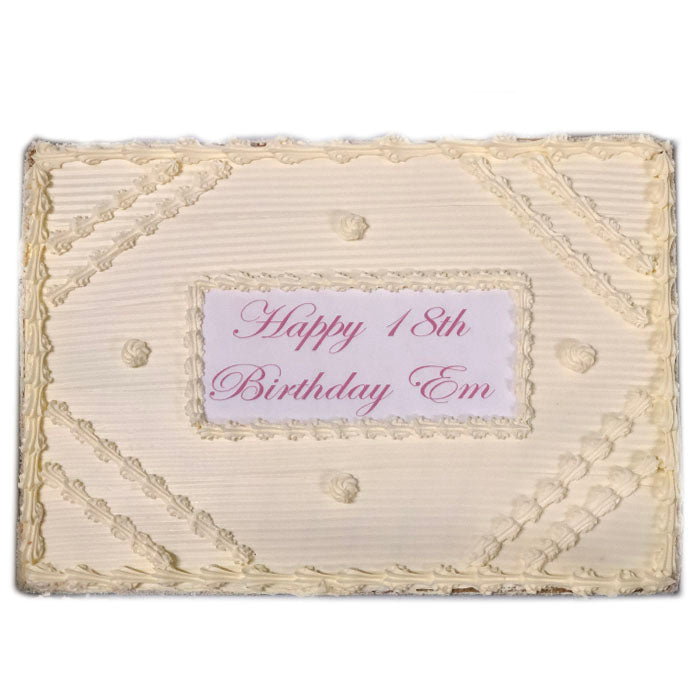 Delicious Celebration Cakes - Half Slab Cakes for Birthdays, Weddings & Parties | Perfect for Special Occasions & Dessert Tables