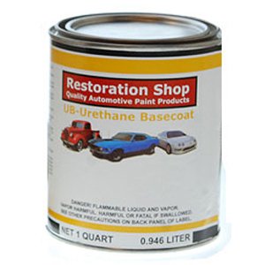 Restoration Shop - Firemist Red Urethane Basecoat Auto Paint (1 Quart) - Professional High Gloss Automotive Refinish Coating for Cars & Trucks - Perfect for DIY Car Restoration & Custom Paint Jobs
