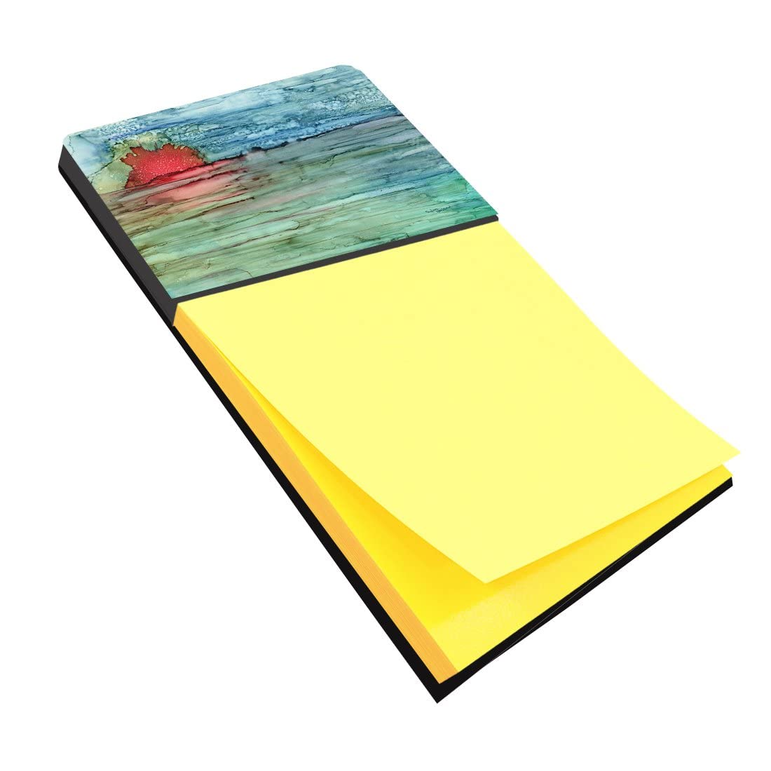 Caroline's Treasures Multicolor Desk Artwork Notepad Holder (8984SN) - Perfect Office & Home Desk Organizer for Notes, Pens & Stationery