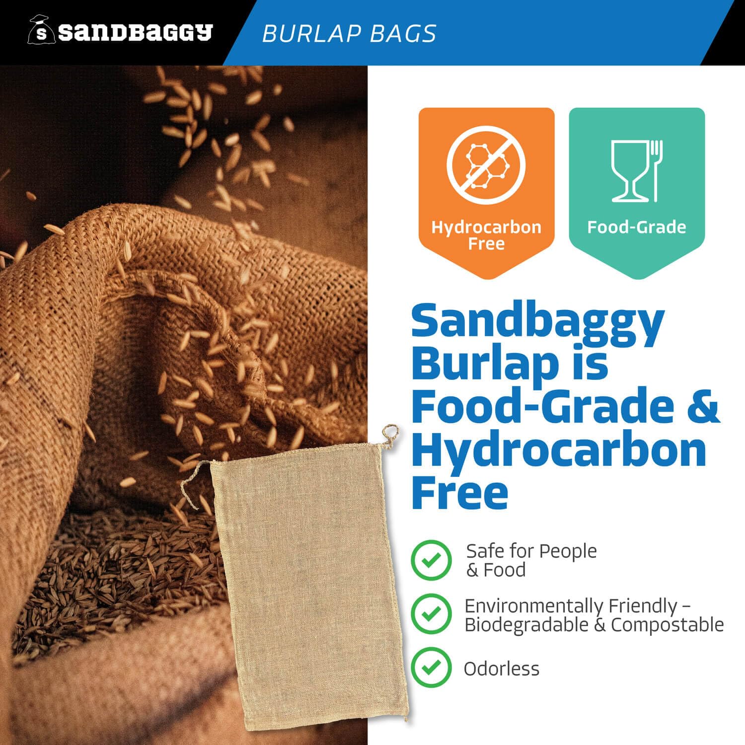 Natural Burlap Bags 22