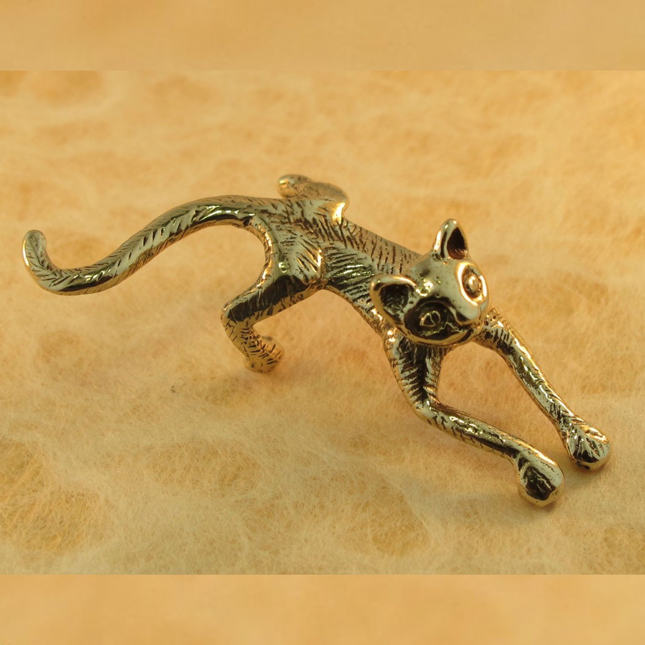 Bronze Crawling Cat Ear Cuff - Non-Pierced Cat Earring Wrap | Fashion Statement Jewelry for Cat Lovers | Perfect for Parties, Cosplay & Everyday Wear