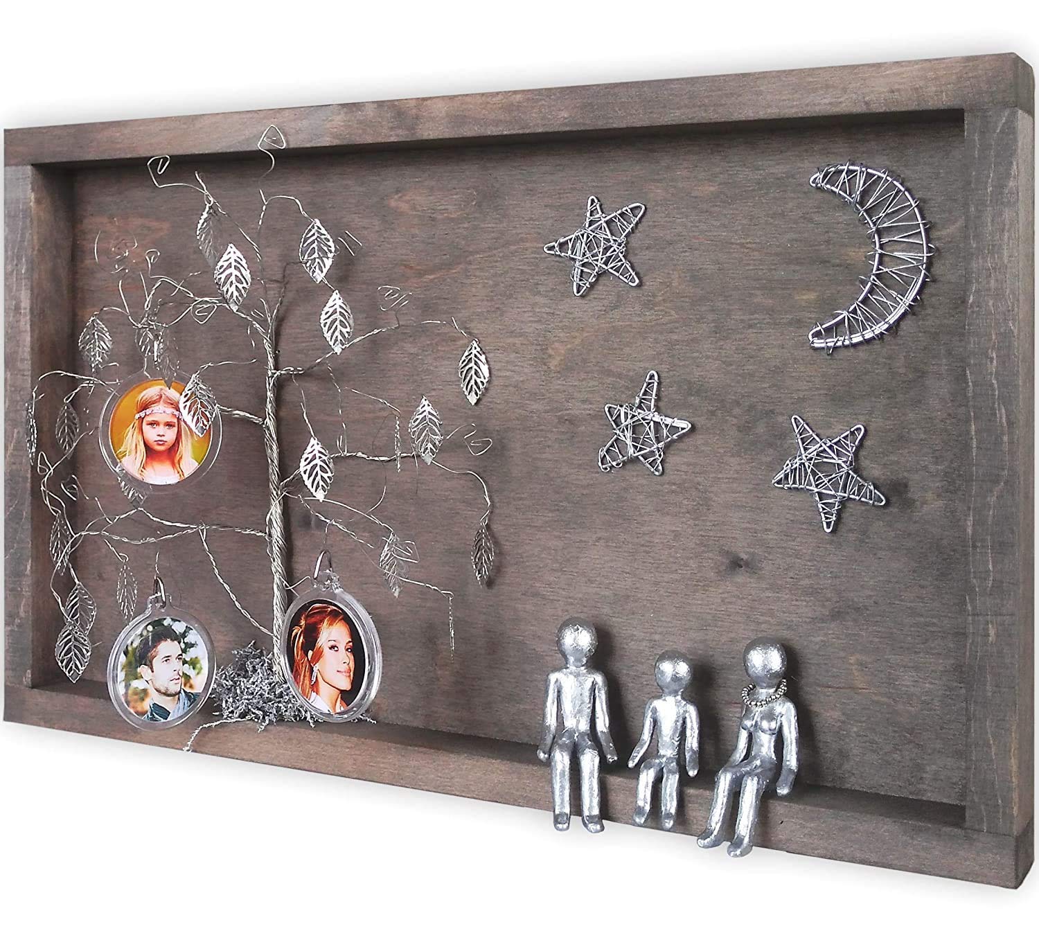 Personalized Silver Steel Wedding Anniversary Figurines - 5-Piece Set for 6th, 10th, 11th, 25th, 40th, 60th, 80th Years - Unique Gifts for Women, Men, Wife, Husband & In-Laws | Perfect for Anniversary Celebrations, Home Decor & Romantic Keepsakes