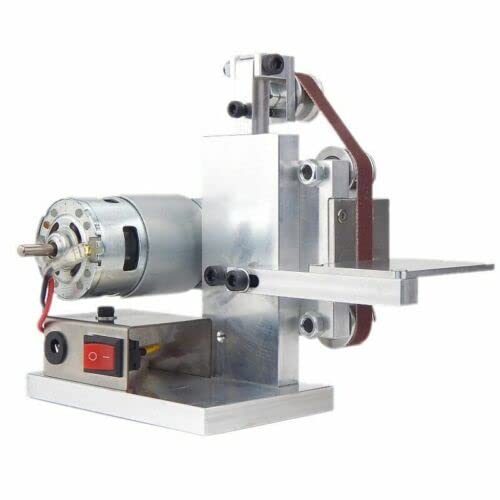 Mini DIY Belt Sander Knife Sharpener - Professional Apex Edge Polishing & Grinding Machine for Knives, Tools & Metalwork - Perfect for Home Workshops & DIY Projects