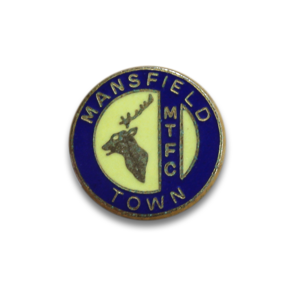 Vintage Mansfield Town FC Enamel Pin Badge - Collectible Football Club Memorabilia for Fans & Supporters - Perfect for Jackets, Hats, Bags & Display Cases