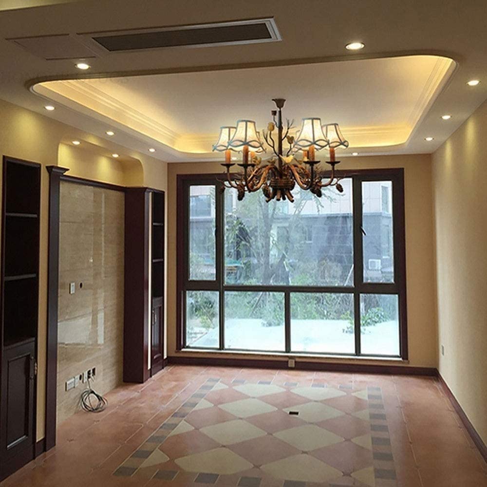 6-Light Rustic Chandelier for Bedroom, Kitchen & Dining
