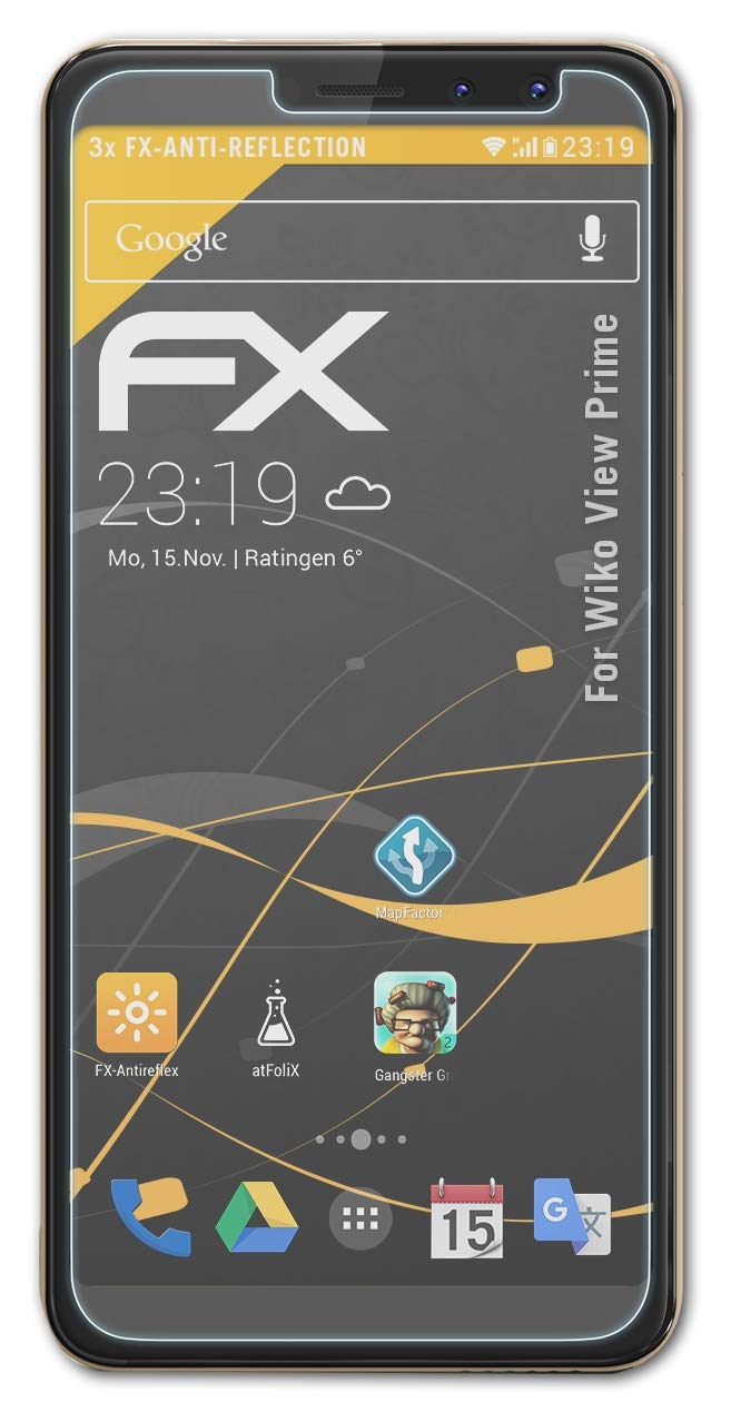 Premium Anti-Glare & Shock-Absorbing Screen Protector for Wiko View Prime - 3-Pack HD Clear Film for Scratch Protection | Perfect for Work, Travel & Outdoor Use