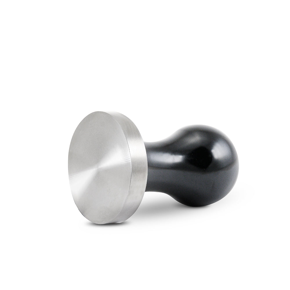 Professional Espresso Tamper with Compressor - Black - Perfect for Baristas & Home Coffee Enthusiasts