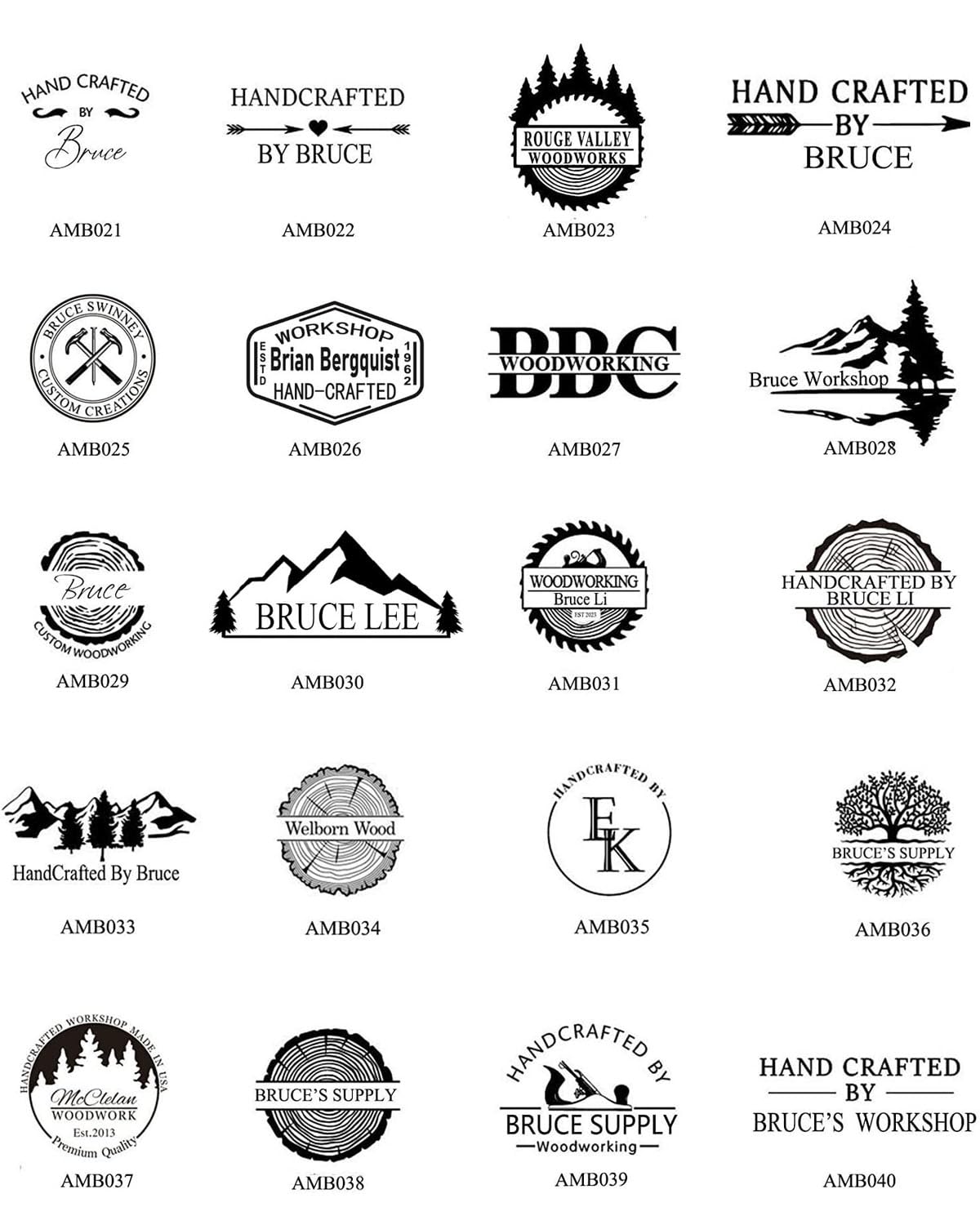 Custom Wood Branding Iron - Personalized Leather Branding Stamp for DIY Crafts, Wedding Favors & Bread Making - Engraved Logo Branding Tool for Woodworking, Leather Craft & Baking