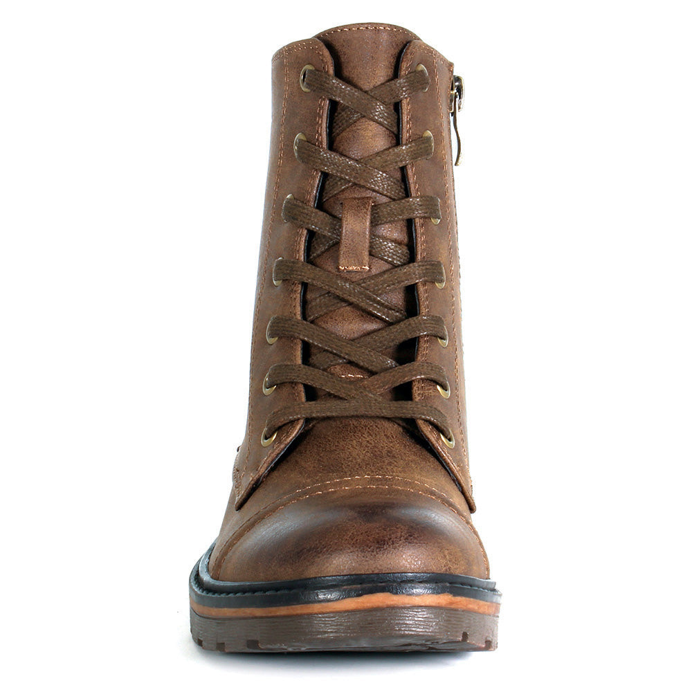 Wanderlust Leona Boot in Tan - Stylish & Comfortable Ankle Boots for Women | Perfect for Fall, Winter & Casual Outfits