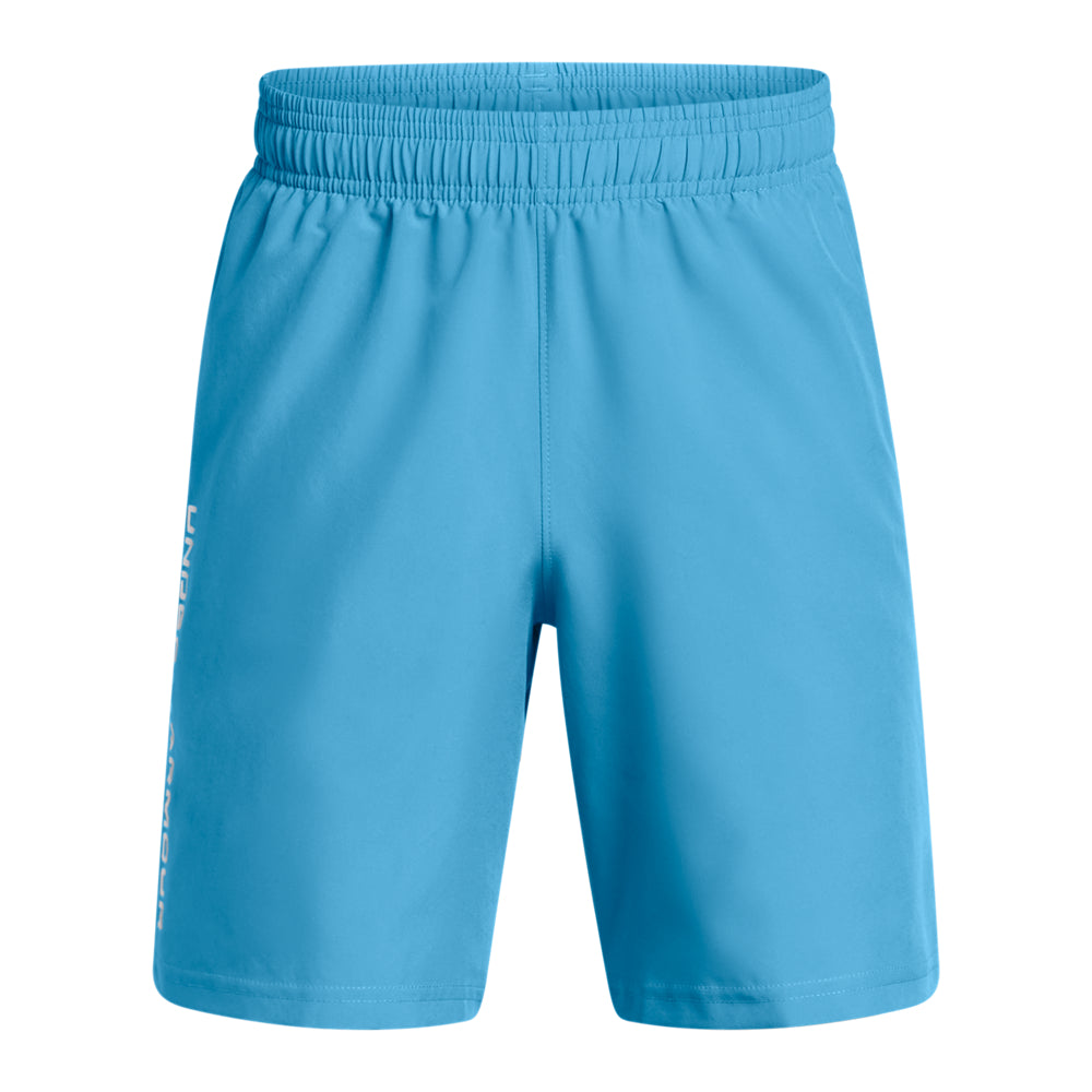 Under Armour Boys' Woven Wordmark Athletic Shorts - Comfortable & Durable for Sports, Gym, and Everyday Wear