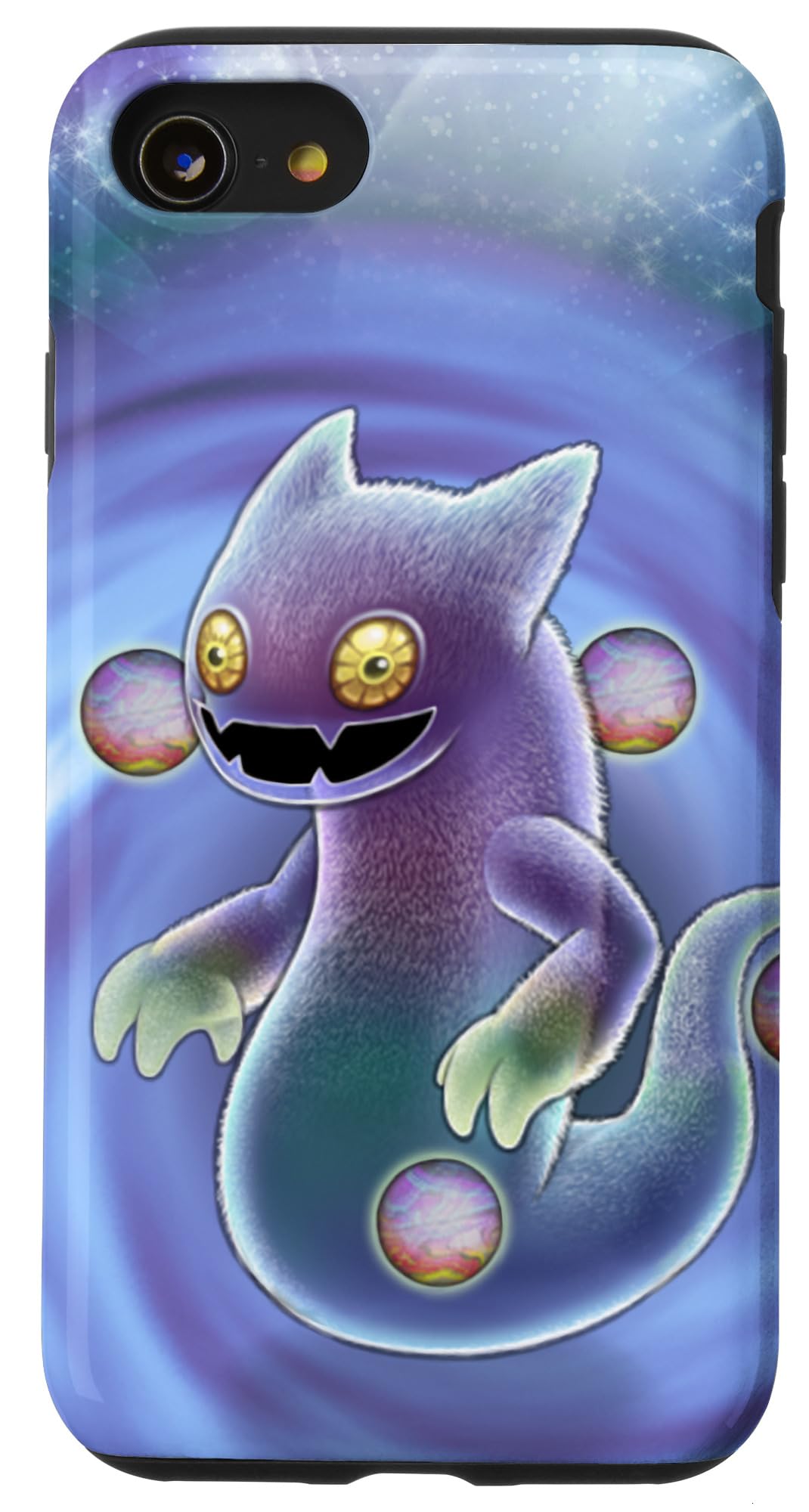 Ethereal Ghazt Phone Case for iPhone SE (2020) / 7 / 8 - My Singing Monsters Themed Protective Cover - Perfect for Gaming Fans & Collectors