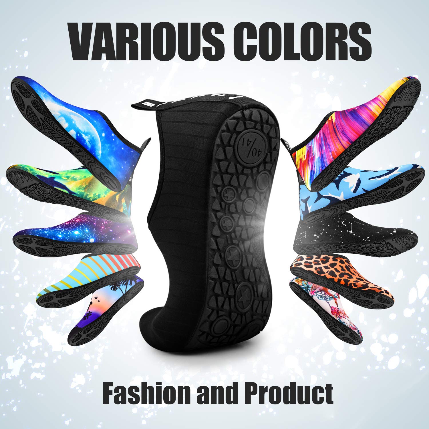 DigiHero Quick-Dry Water Shoes for Women & Men - Barefoot Aqua Socks for Beach, Swimming, Surfing, Yoga & Outdoor Activities | Perfect for Water Sports, Poolside Lounging & Summer Adventures