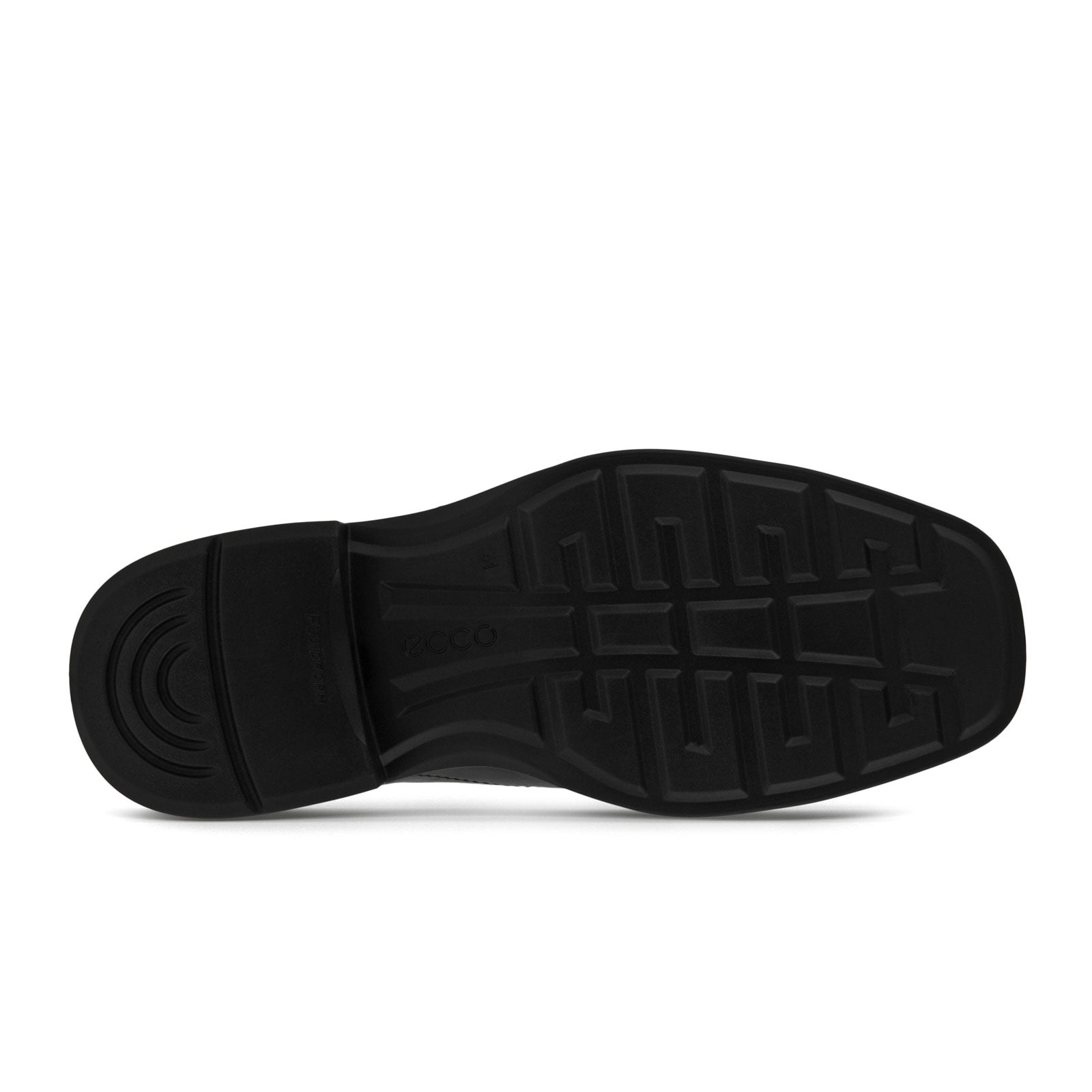 ECCO Men's Helsinki 2.0 Apron Toe Slip-On Loafers - Comfortable Black Leather Casual Shoes for Work, Office & Business Travel