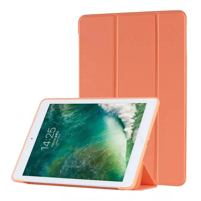 Shockproof TPU Case for iPad Pro 12.9 5th Generation (2021) - Durable Protective Cover with Anti-Slip Grip - Perfect for Work, Travel & Daily Use - Orange