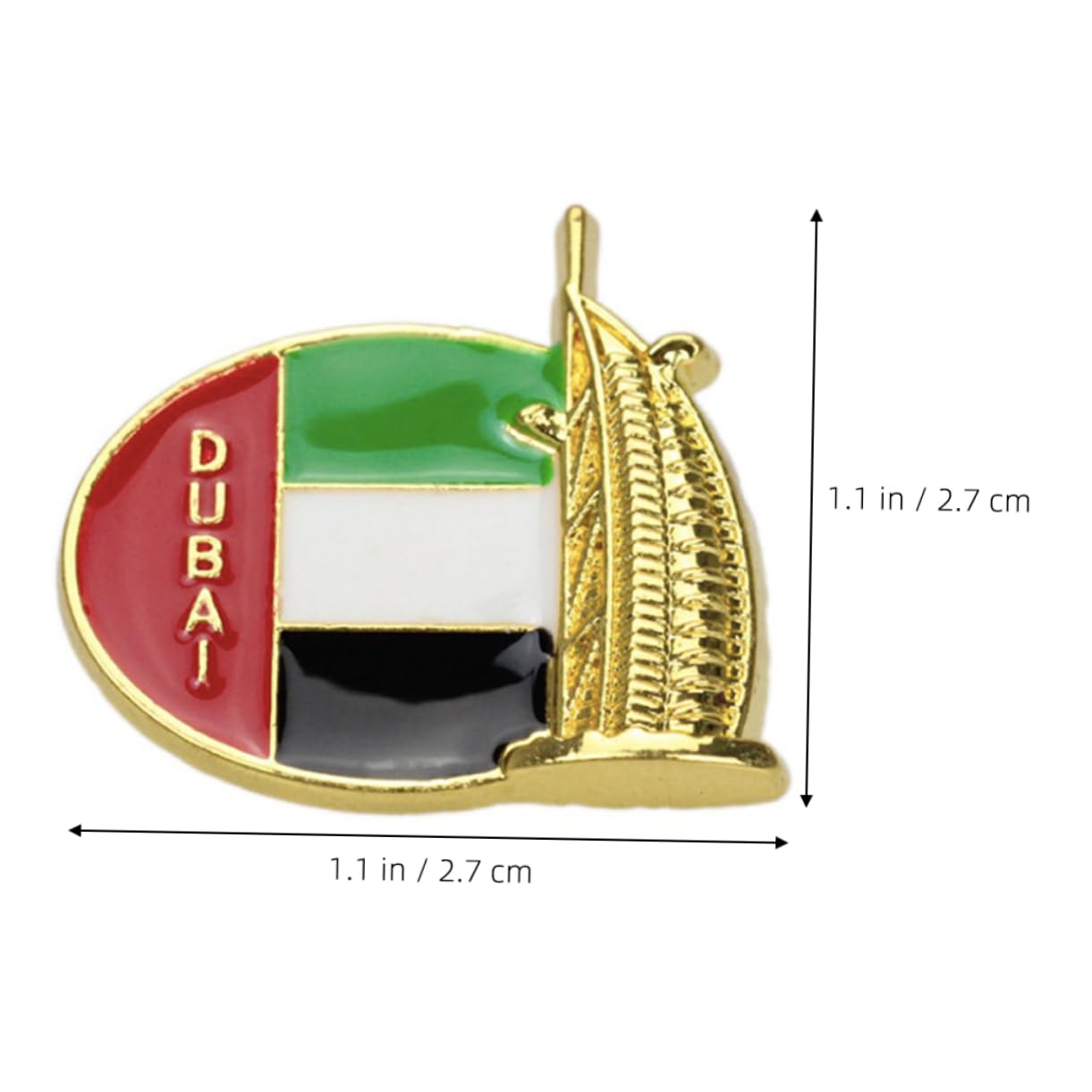 PRETYZOOM 4-Piece USA Flag Brooch Set - Patriotic Lapel Pins for Men & Women - American Flag Themed Accessories for Backpacks, Costumes & Independence Day Outfits - Perfect for 4th of July Celebrations, Travel & Fashion Decor