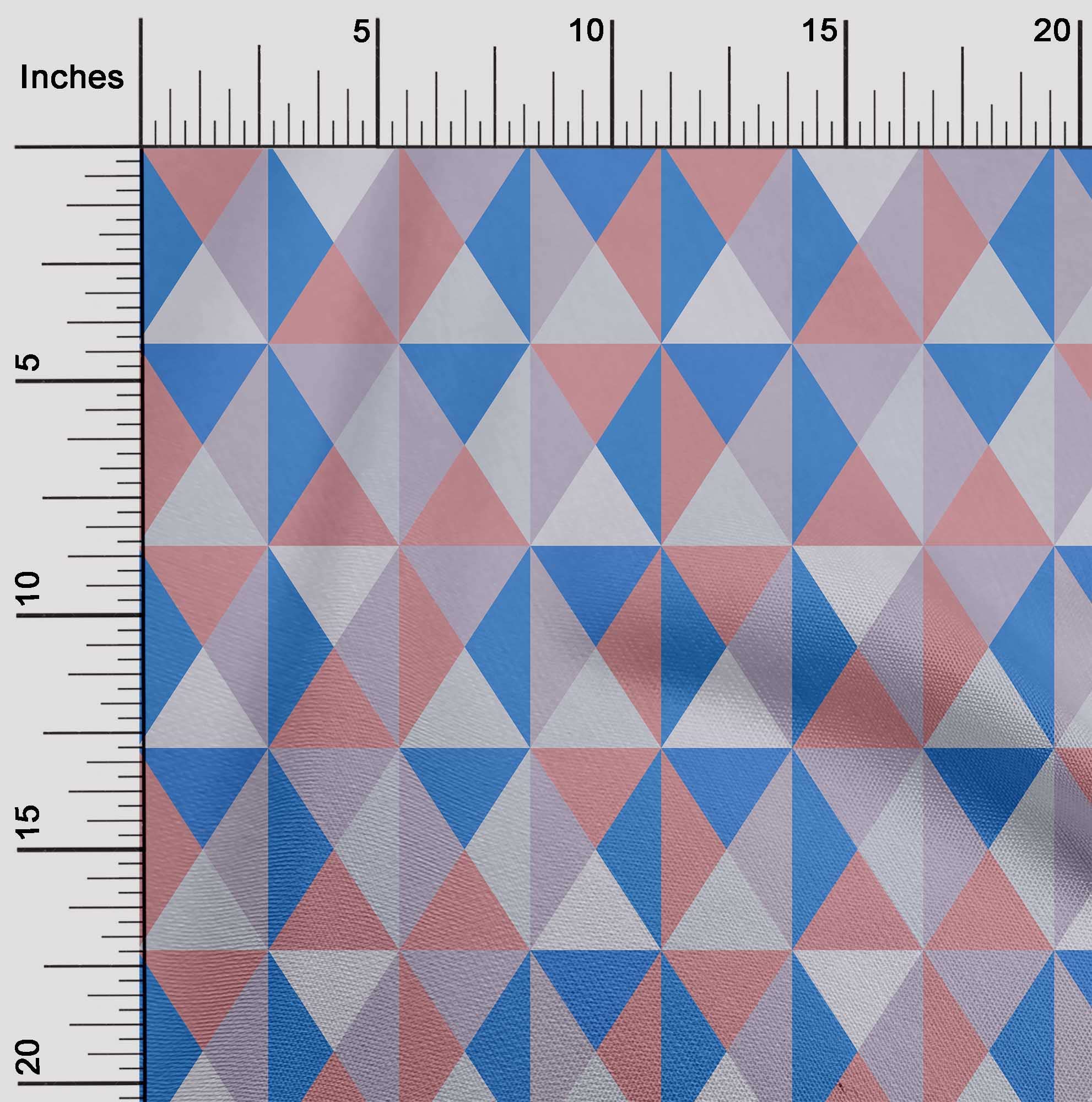 oneOone Polyester Spandex Rose Pink Geometric Print Fabric by The Yard - 56 Inch Wide Stretchy Dress Material for DIY Fashion, Home Decor & Craft Projects