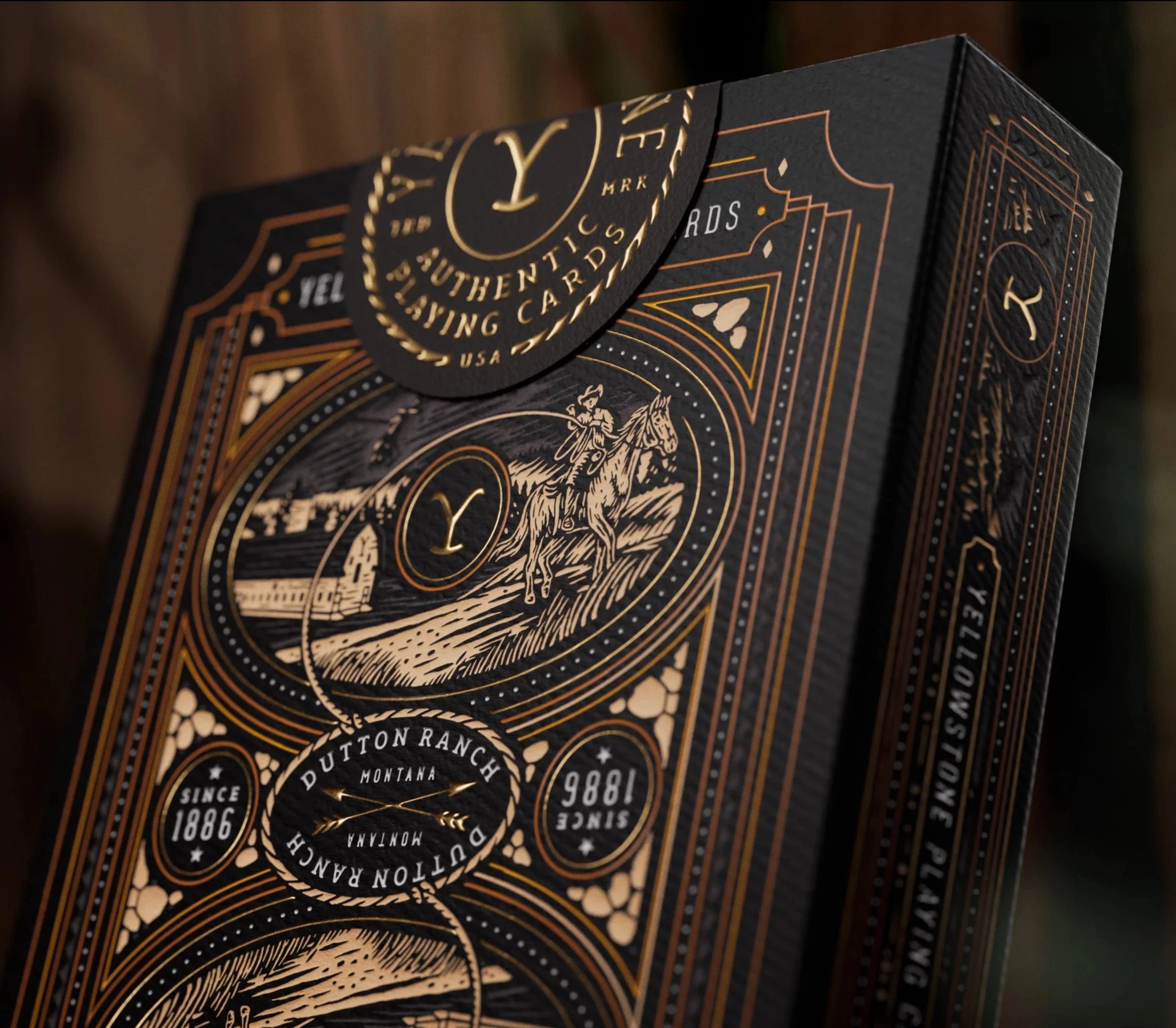Yellowstone National Park Themed Playing Cards - Premium 52 Deck for Poker, Blackjack & Card Games - Perfect for Camping, Travel & Family Game Nights