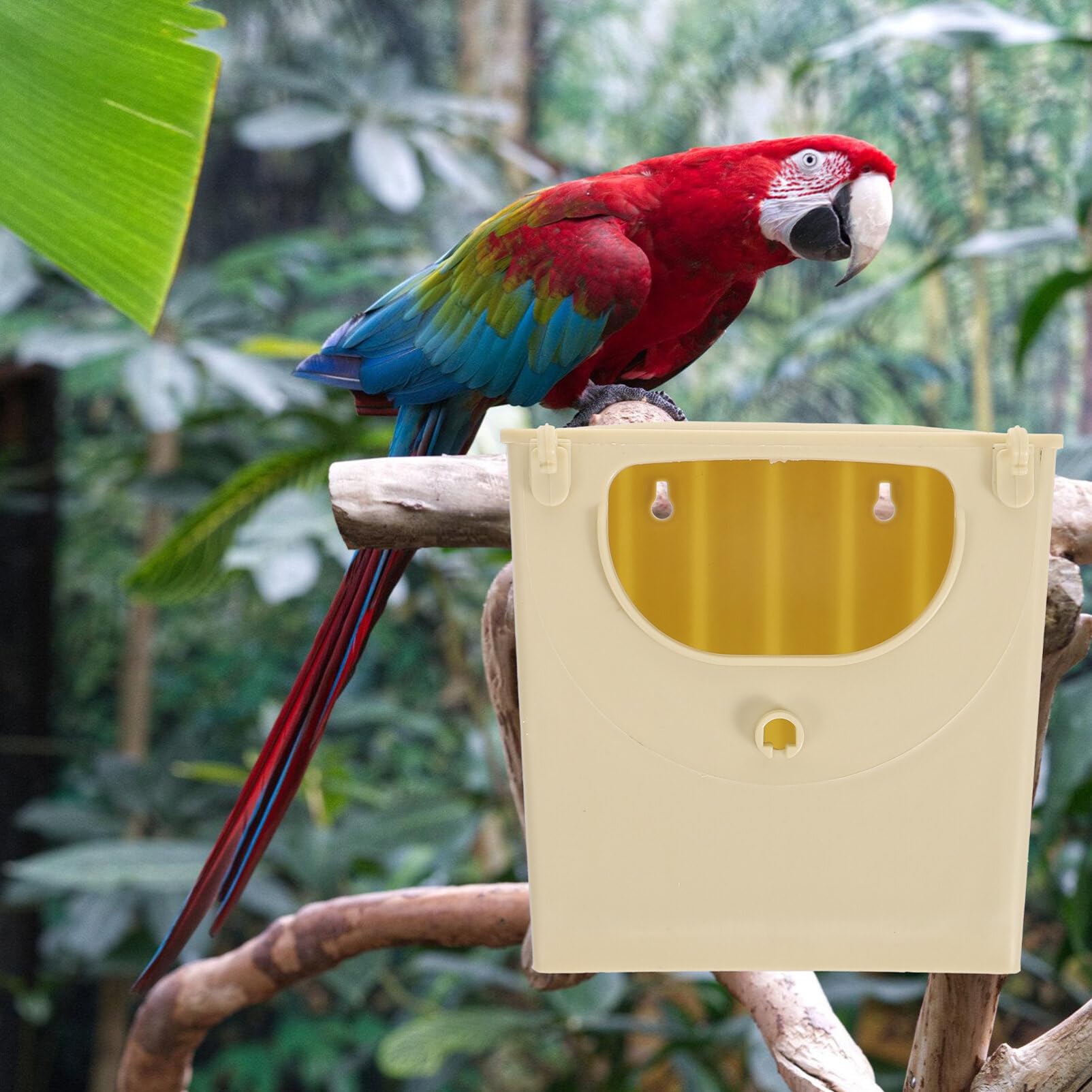 4pcs Plastic Finch Nest Box, 5 x 4 x 5 inch Hanging Bird Cage - Breeding & Mating House for Small Birds Like Parakeets, Cockatiels, Budgies - Perfect for Aviaries, Bird Cages & Outdoor Gardens