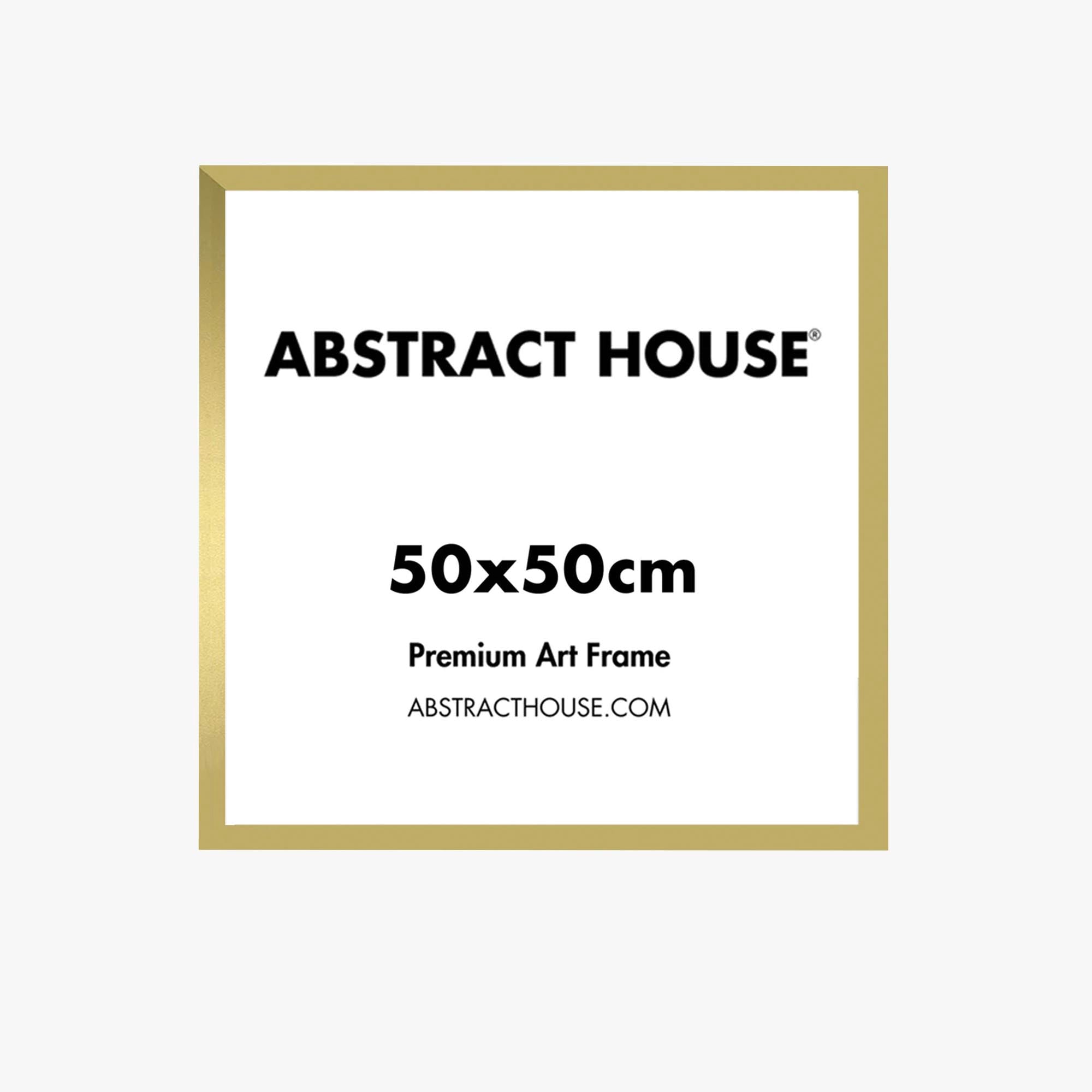 50 x 50 cm Wooden Picture Frame - Square Wall Art Display for Photos, Posters, and Canvas - Perfect for Home Decor, Office, and Gallery Wall Display