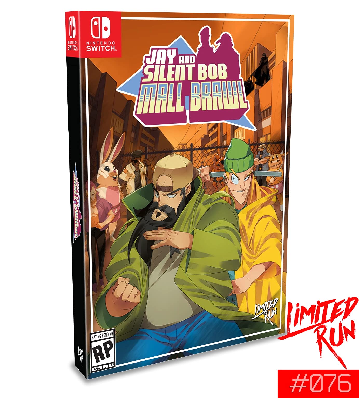Nintendo Switch Limited Run #76: Jay and Silent Bob Mall Brawl Classic Edition - Retro Beat 'Em Up Game for Collectors & Fans | Perfect for Gaming Nights & Nostalgic Fun