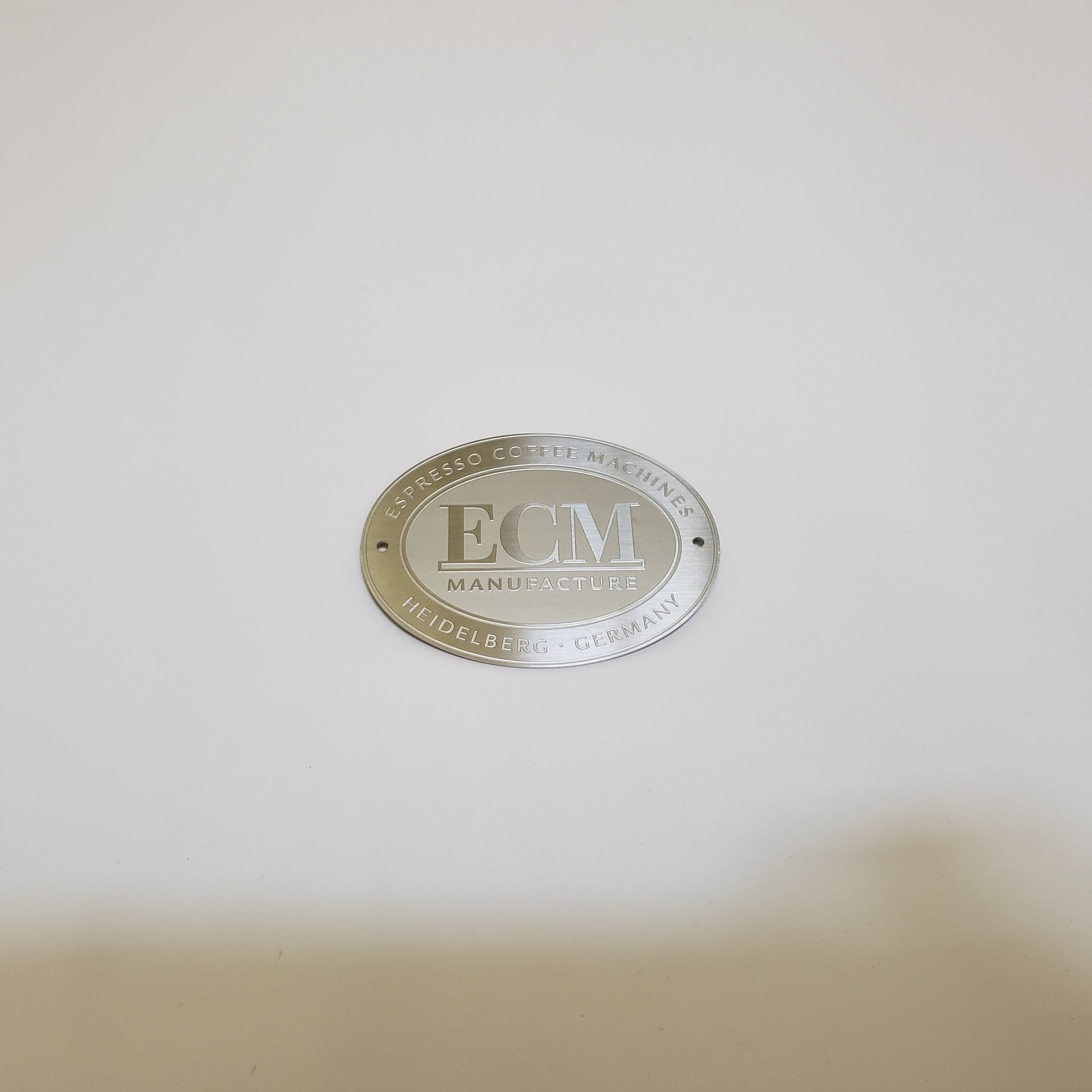ECM Synchronika Espresso Machine Back Panel Emblem - Premium Replacement Part for Coffee Enthusiasts | Perfect for Home Baristas & Professional Cafes