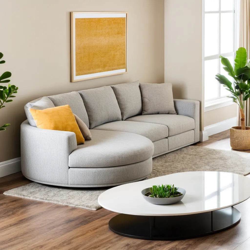 Eloise Fabric Sectional Sofa - Modern L-Shaped Couch with Reversible Chaise for Living Room, Family Room & Lounge | Comfortable & Stylish Home Furniture