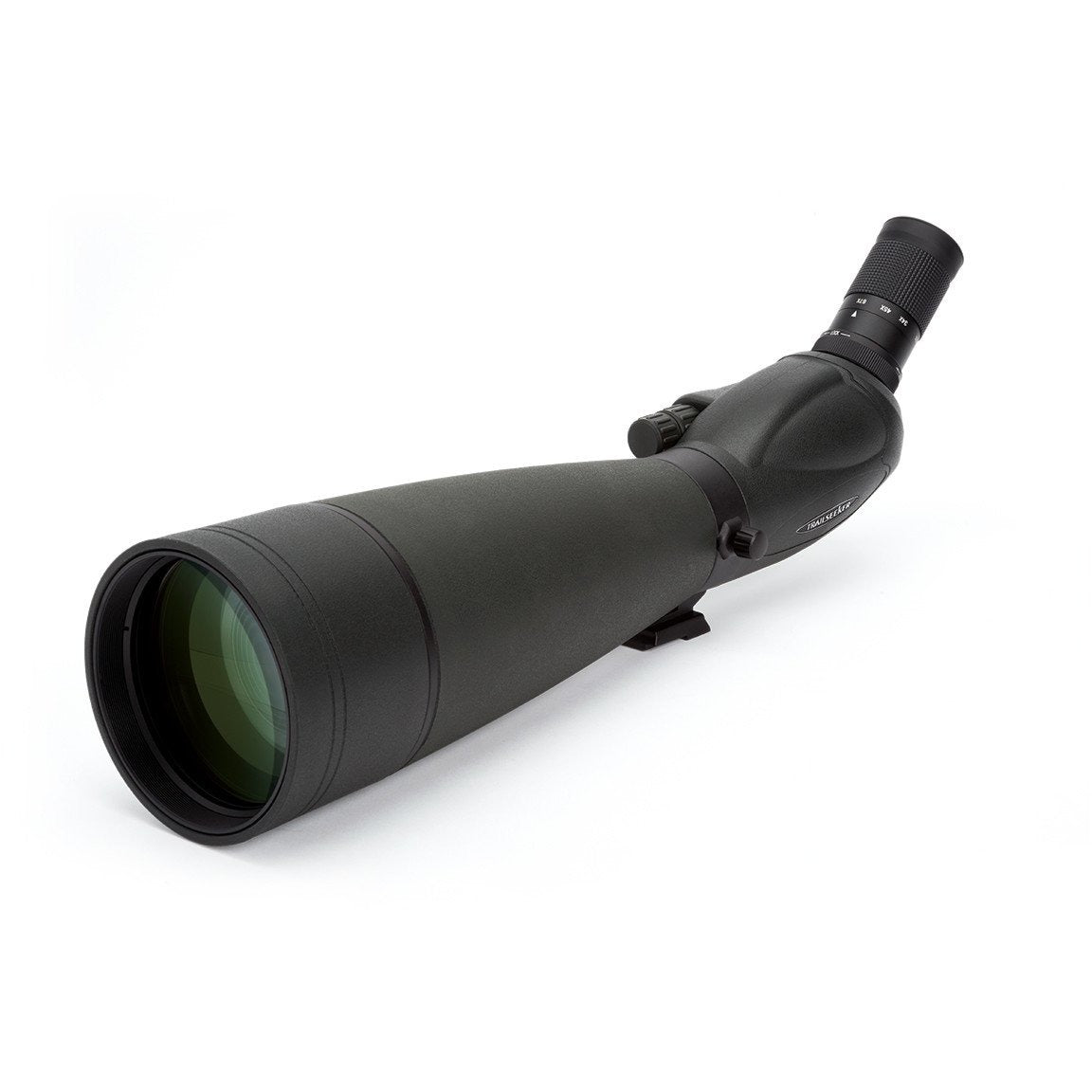 TrailSeeker 22 67x100mm Angled Zoom Spotting Scope - High Power Magnification for Bird Watching, Hunting & Outdoor Adventures
