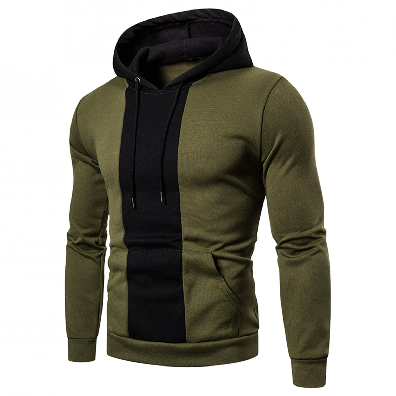Men's Cozy Double Zipper Hoodie - Casual Pullover for Sports & Outdoors