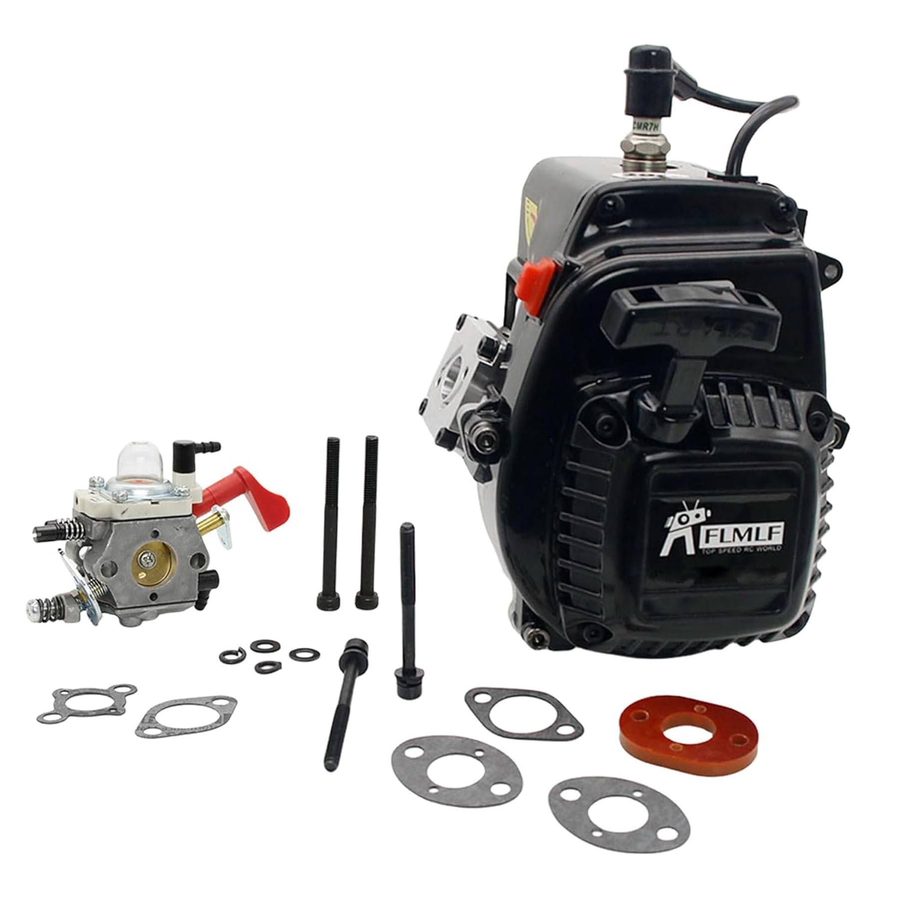 29CC 9.5HP Professional Reed Engine with Carburetor 1191 for 1/5 Scale HPI Baja & LOSI 5IVE-T RC Cars - High Performance Upgrade for Off-Road Racing & Bashing