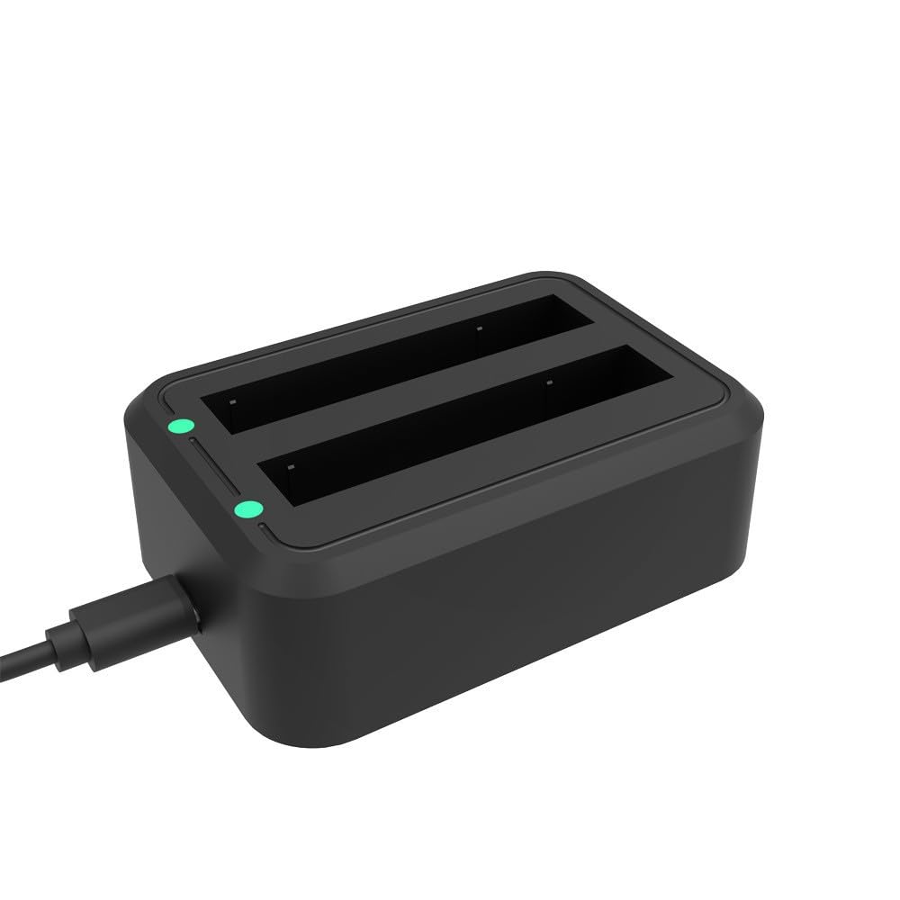 Insta360 X4 Charger Hub - 4-in-1 Battery Charging Station with USB-C Cable | Fast Charging Dock for Insta360 X4 Action Camera Batteries | Perfect for Travel, Vlogging & Outdoor Adventures