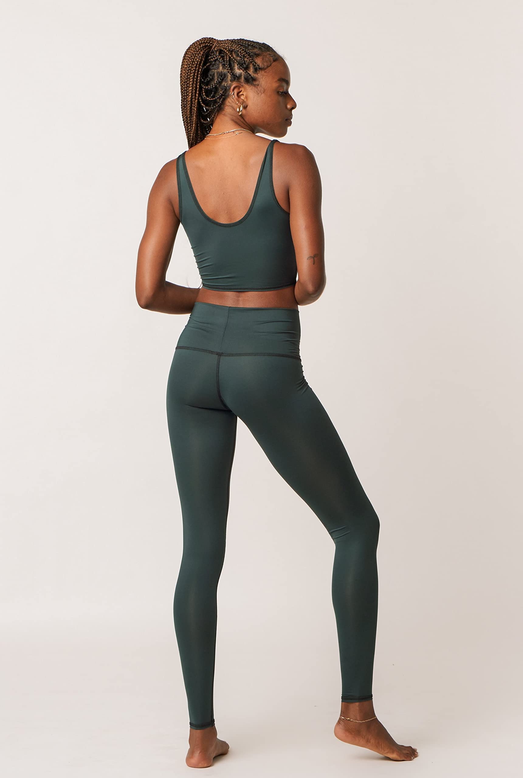 Teeki Women's Hot Pants Leggings - USA Made Sustainable Eco-Friendly Luxury Activewear | Quick Dry Yoga Pants for Workout, Running & Lounge Wear