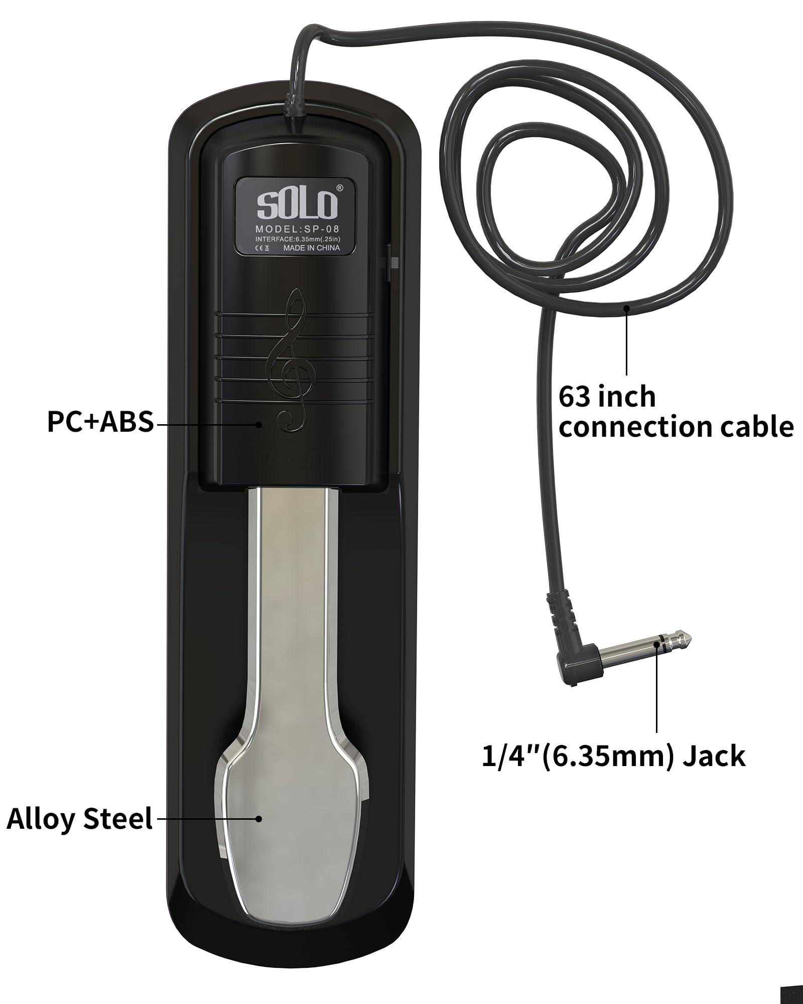 Sustain Pedal for Keyboard & Piano - Perfect for Home Studio & Live Performances