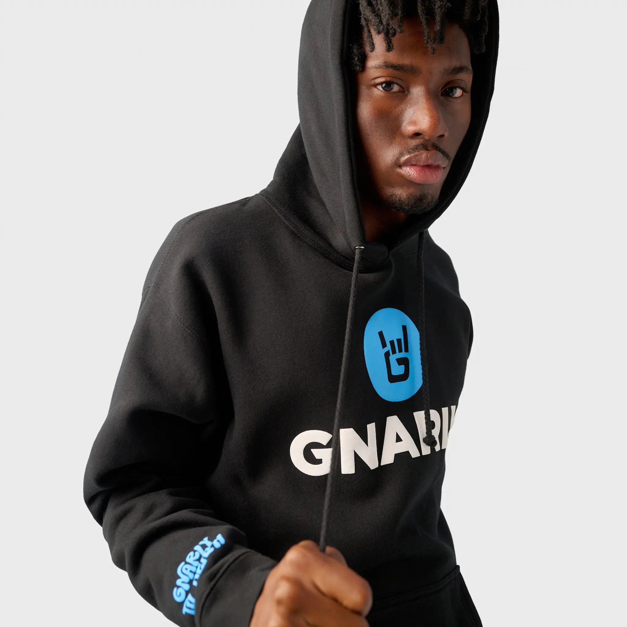 Gnarly Classic Hoodie for Men & Women - Soft Cotton Pullover Sweatshirt with Kangaroo Pocket | Perfect for Casual Wear, Gym, and Outdoor Activities