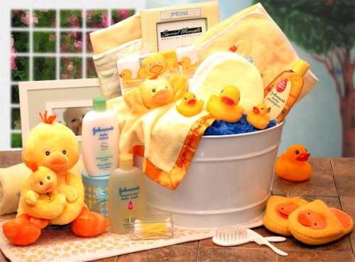 Premium Baby Gift Basket - Pink Bath Time Essentials for Newborns | Perfect Baby Shower & Welcome Home Gift | Drop Shipping Available