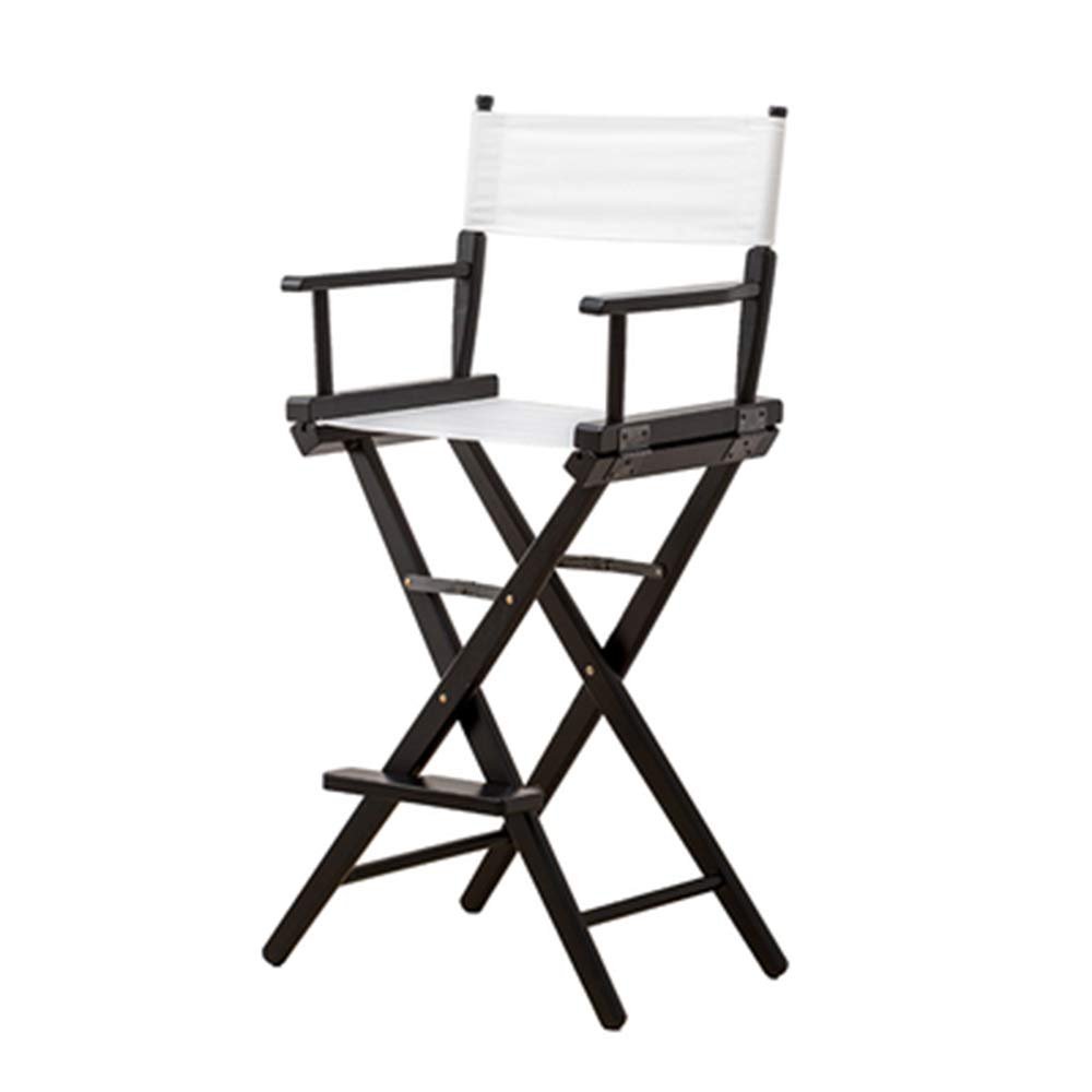 Multifunctional Solid Wood Director Chair - Portable Folding Canvas Chair with Backrest for Outdoor, Office, Beach & Bar Use | Perfect for Patio, Camping & Picnic