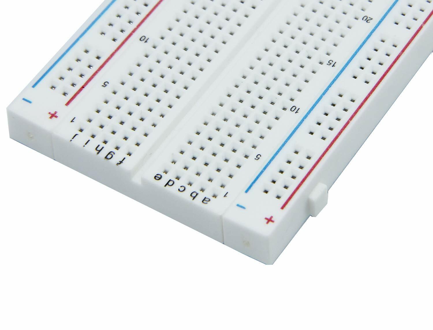 16Pcs Solderless Breadboard Kit - 400 Tie Points Prototype PCB for Arduino, Raspberry Pi, Electronics Projects - Perfect for DIY Circuits & STEM Learning