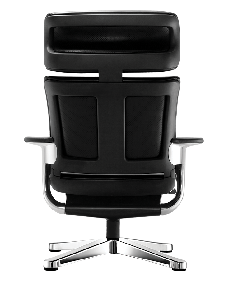 Eurotech Nuvem Lounge Chair - Premium Genuine Leather Recliner with Adjustable Headrest | Perfect for Living Room, Office, or Reading Nook