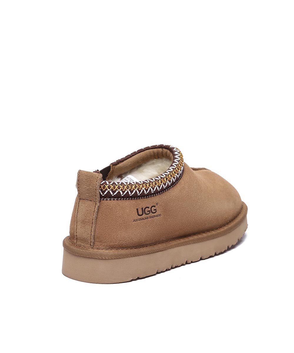 Men's UGG Tassy Moccasin Slippers - Genuine Sheepskin Indoor/Outdoor House Shoes for Comfort & Warmth - Perfect for Winter, Lounge, and Casual Wear