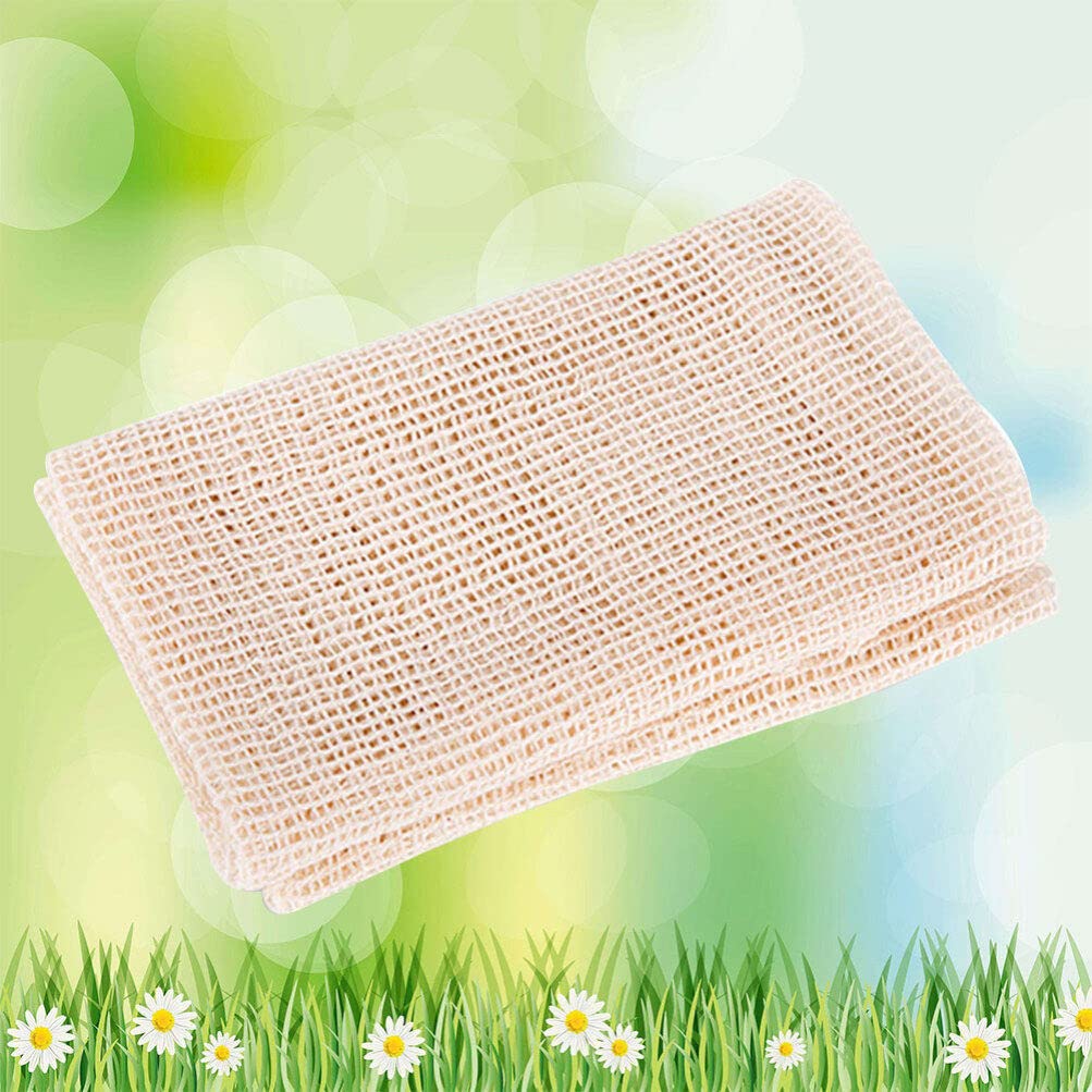 Hemoton Beige Reusable Steamer Cloth - Cotton Gauze Dumpling Steamer Mat for Bao, Dim Sum & Chinese Buns - Perfect for Bamboo Steamers, Cooking, and Healthy Meal Prep