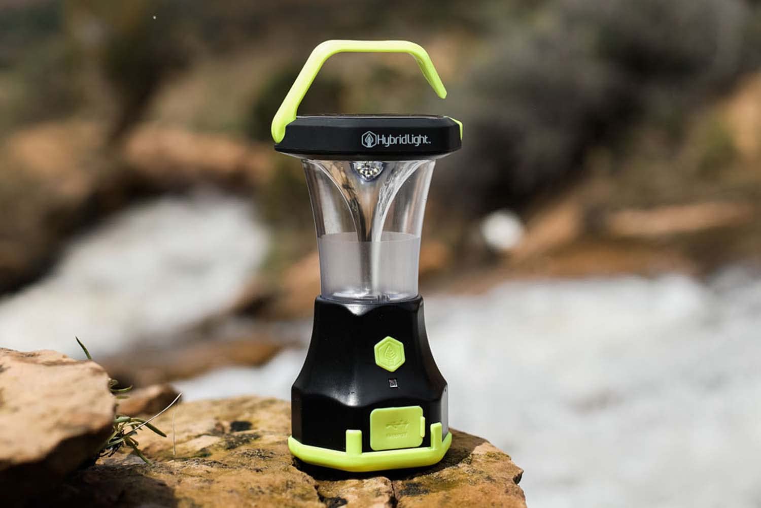 Atlas 600 Solar Powered LED Waterproof Camping Lantern with Micro USB Charger - Rechargeable Outdoor Light for Hiking, Emergency, Backpacking & Power Outages (Black)