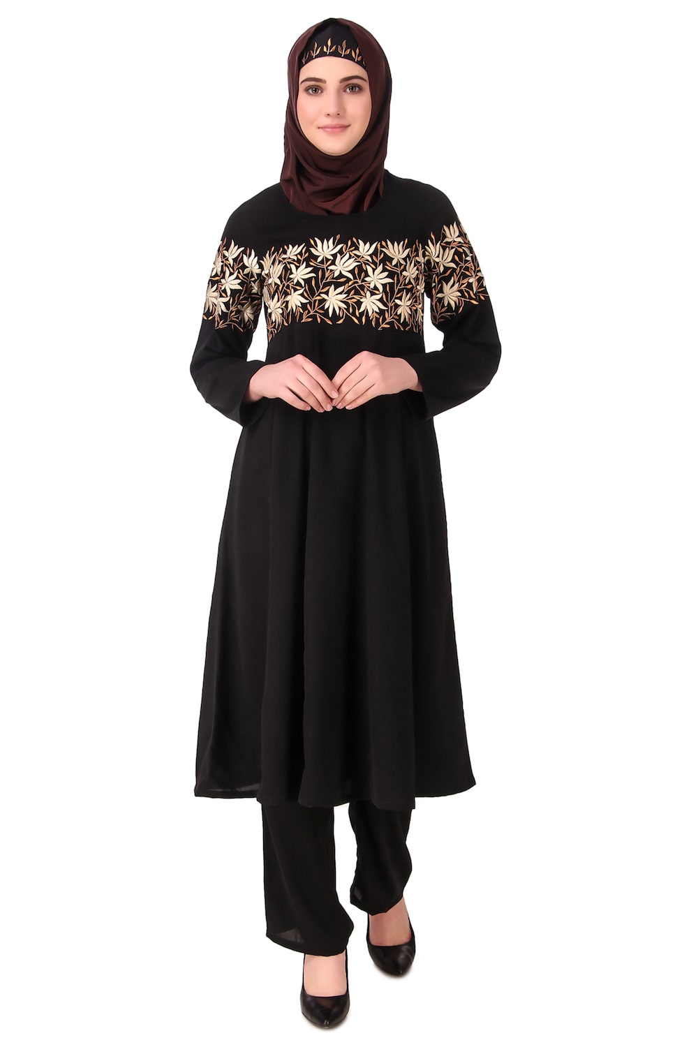 Elegant Floral Printed Salwar Kameez for Women - Traditional Indian Ethnic Wear for Festivals & Weddings