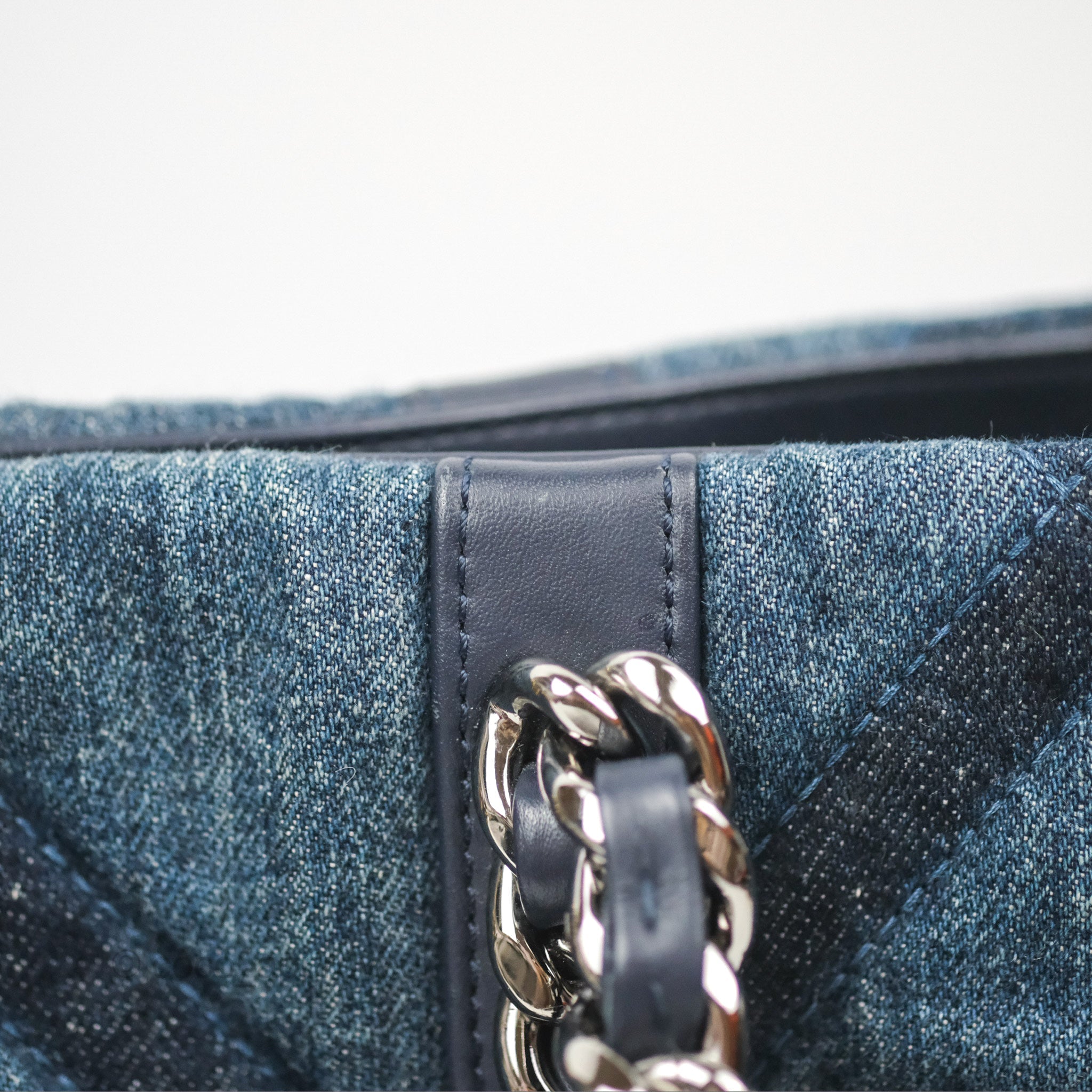 Chanel 19 Quilted Denim Tote Bag with Mixed Hardware - 23C Collection | Luxury Designer Handbag for Women, Perfect for Work, Travel & Everyday Use