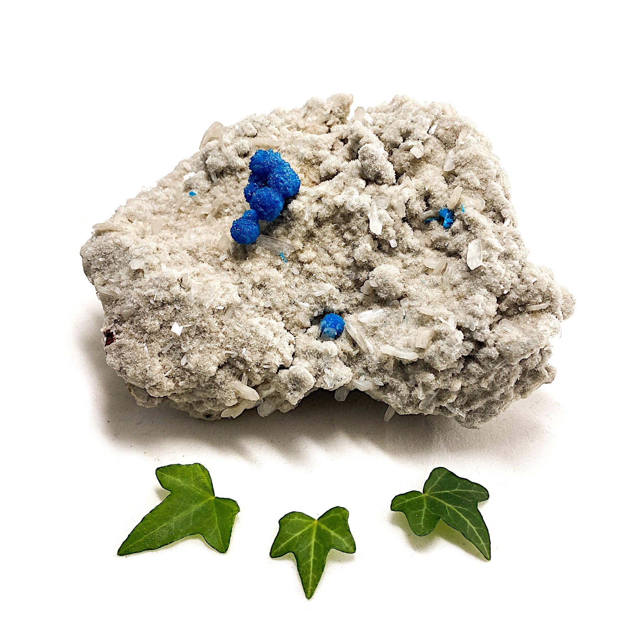 Natural Cavansite Raw Specimen CAV 01 - Rare Blue-Green Mineral Collection for Crystal Healing, Meditation & Home Decor