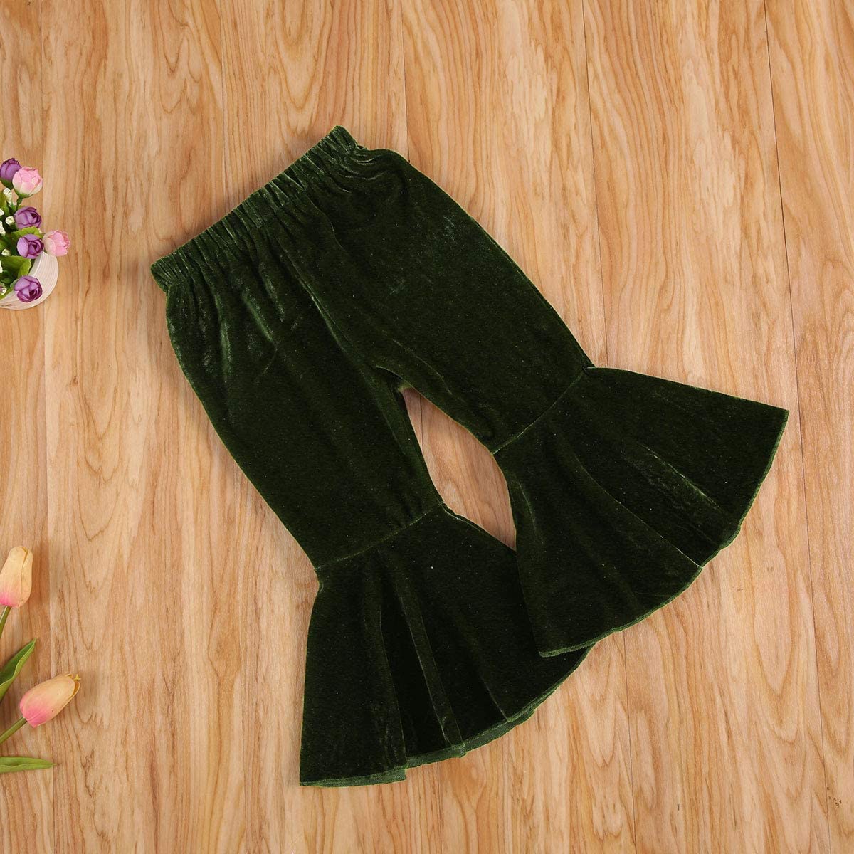 Toddler Bell Bottom Pants for Baby Girls - Soft Ruffle Leggings & Flare Trousers | Playtime, Dress-Up & Special Occasion Outfits