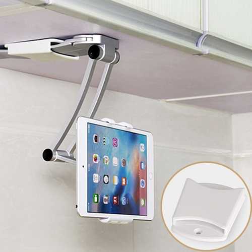 Bakeey Universal Adjustable Aluminum Alloy Wall Mount Holder for iPad, iPhone, Tablet - Perfect for Bed, Sofa & Office Lazy Desktop Stand
