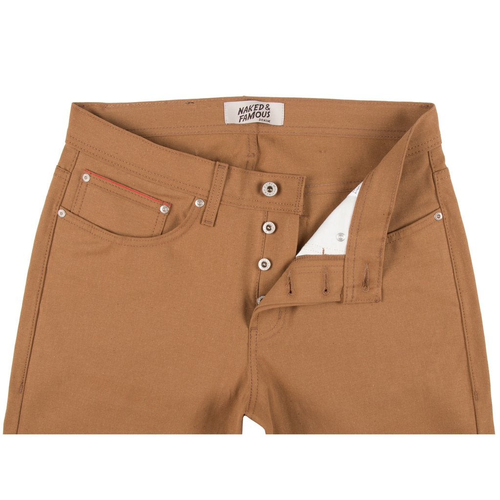 Naked & Famous Duck Canvas Selvedge Jeans - True Guy Fit - Durable Workwear for Men - Perfect for Casual Wear & Outdoor Activities