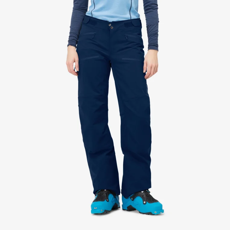 Norrona Lyngen Flex 1 Pants - Women's Waterproof Ski Pants for Alpine & Backcountry Skiing - Lightweight Hiking & Winter Outdoor Activities