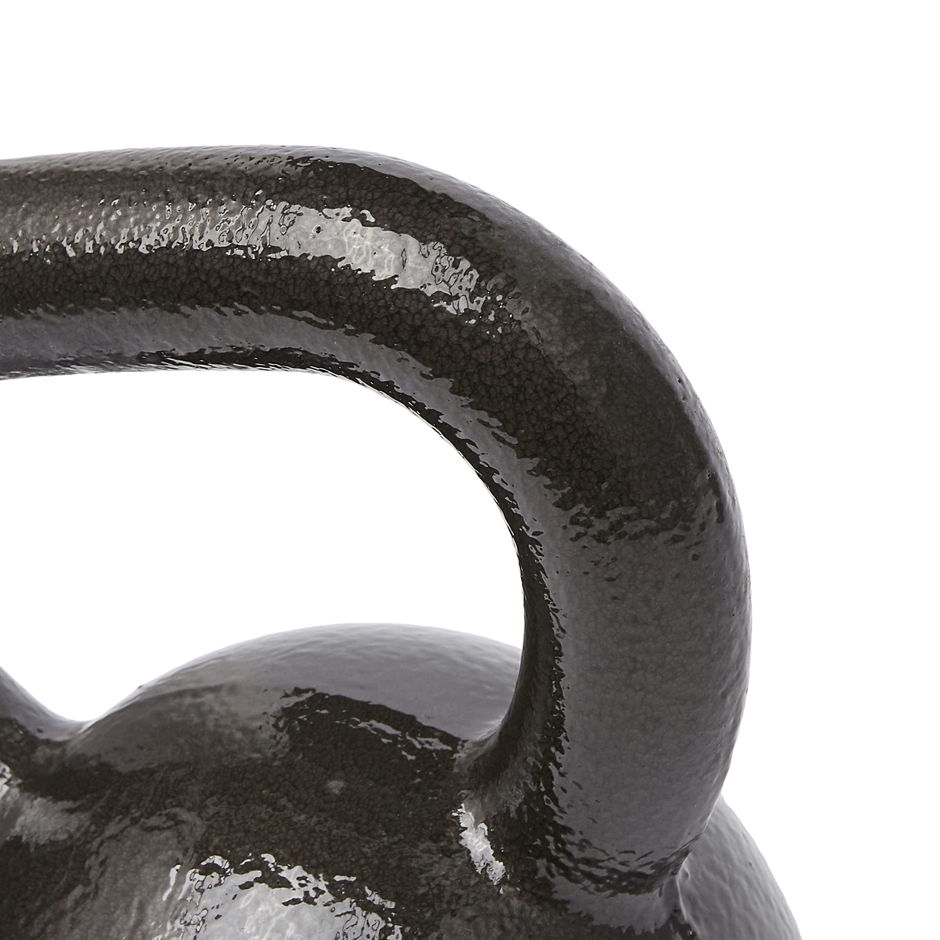 Amazon Basics Cast Iron Kettlebell - 5-50 lbs Weight Options for Home Gym, Strength Training & CrossFit Workouts | Durable Iron Construction for Fitness Enthusiasts